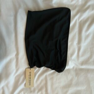 Shein black bando top